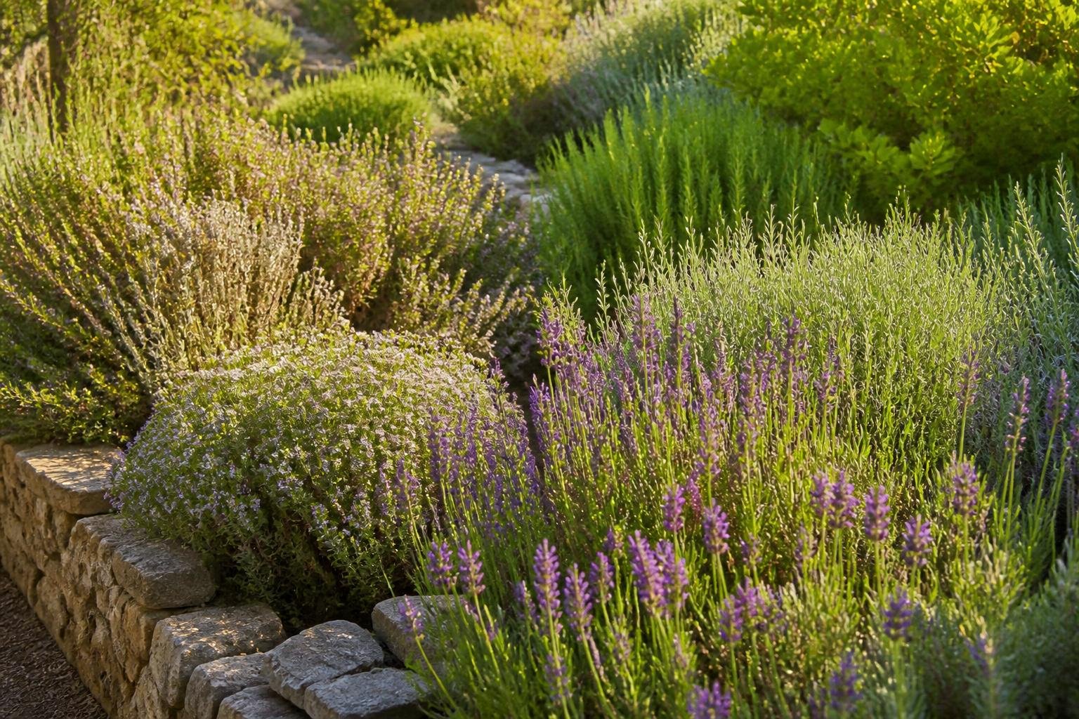 Plants aromatiques de Provence cultivés en plein air